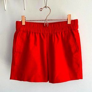 🍅HP🍅 J. Crew Womens Orange Pull-On Cotton Boardwalk Shorts